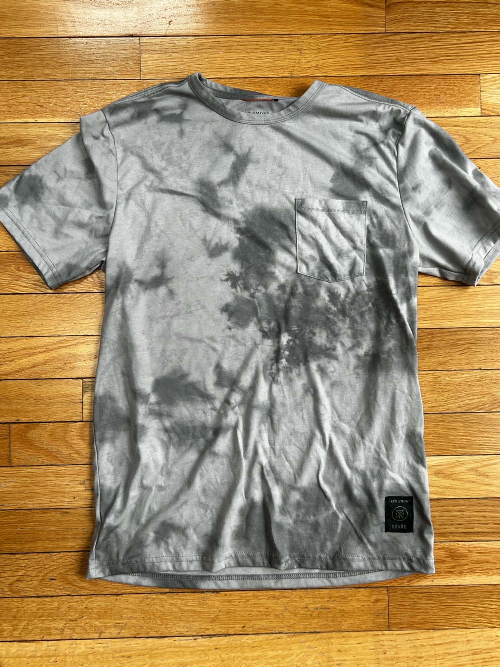 Roark Gray Logo Patch Tee
